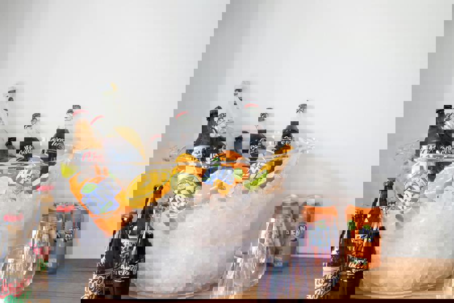 BarCraft Acrylic Large Oval Drinks Pail / Cooler