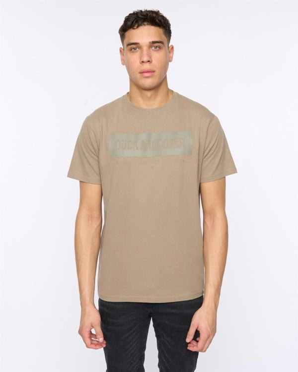 Duck and Cover Chatts T-Shirt - Mocha