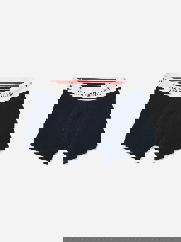 Tommy Hilfiger Boys 2 Pack Boxer Shorts Set in Navy