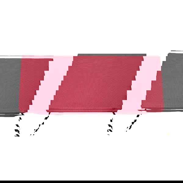 Samuel Alexander 99 x 41cm Cushion Base for 2 Seater Wooden Garden Bench in Burgundy