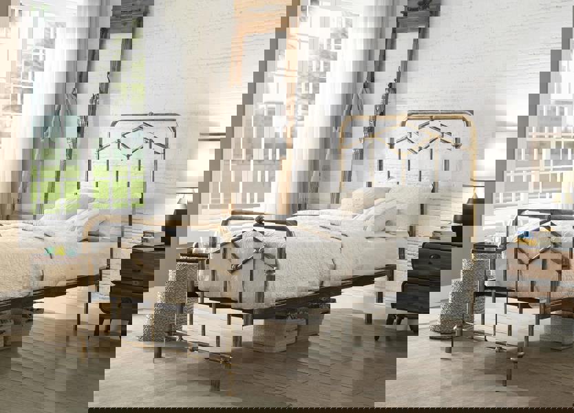 Flintshire Furniture Axton 3ft Antique Bronze Metal Bed Frame