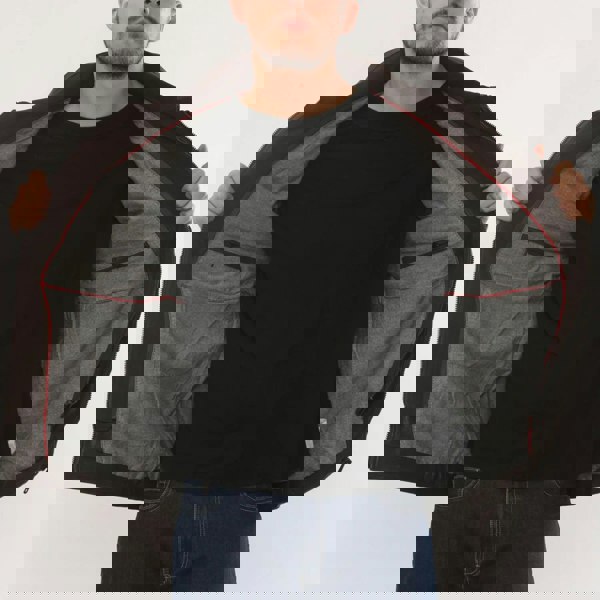 Leather Company Men's Leather Motorcycle Jacket Classic Biker Coat