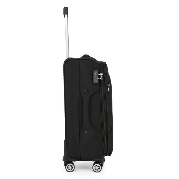 Infinity Luggage Soft Cabin Suitcase 36.5 x 23.5 x 58 cm Nylon 900D Suitable Integrated TSA Lock for Easyjet, Ryanair, Wizzair
