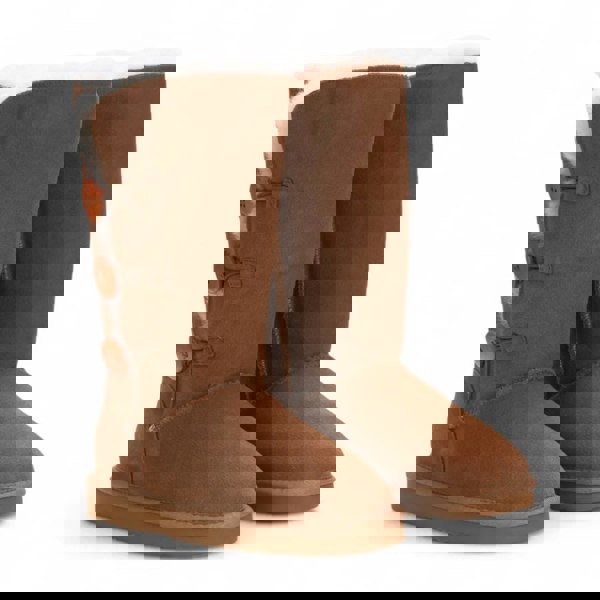 Leather Company Willow - Women's Sheepskin Suede Winter Mid-Calf Boots