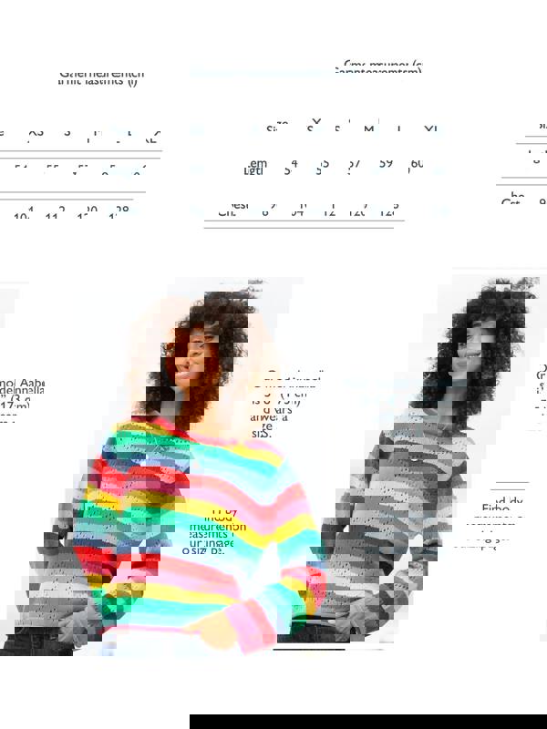 Kite Womens Organic Hermitage Knit Jumper Rainbow