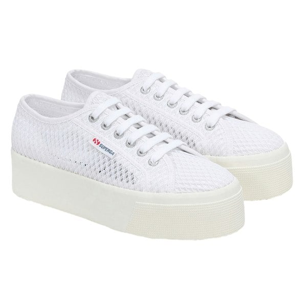 Superga Womens 2790 Mesh Trainers - White