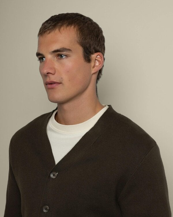 Larsson & Co Milano Knit V-Neck Cardigan