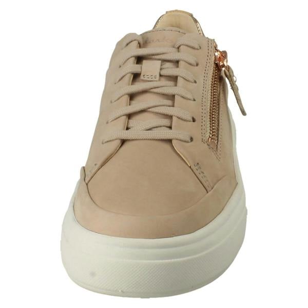 Clarks Ladies Clarks Casual Trainers Hollyhock Zip