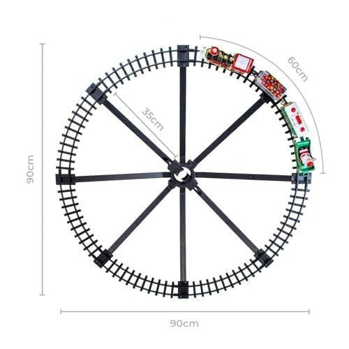 Shatchi Christmas Tree Train Set-Around the Tree Xmas decoration Realistic Sound Battery Operated image 5