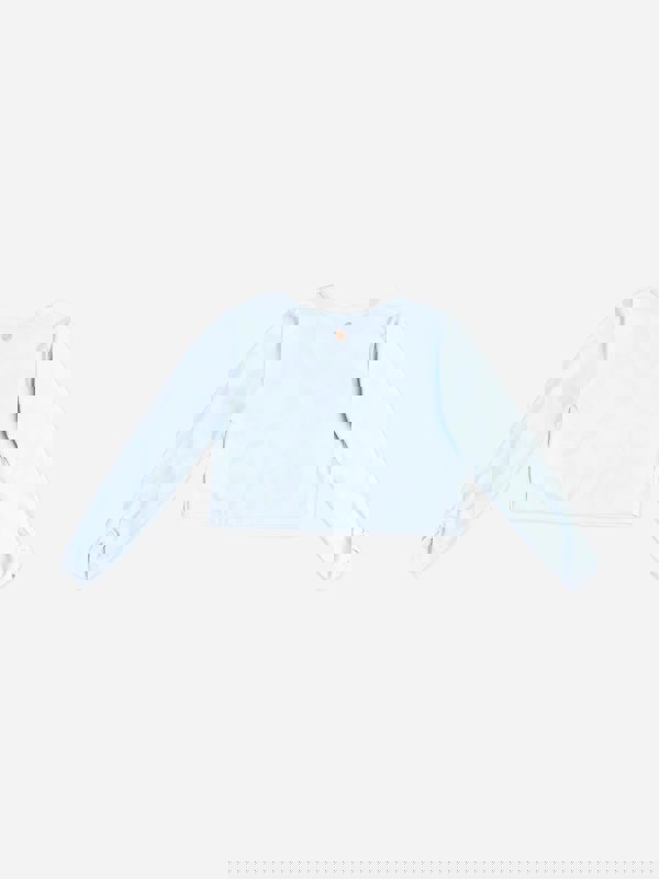 Danskin Girls Rhythm Wrap Top in Blue