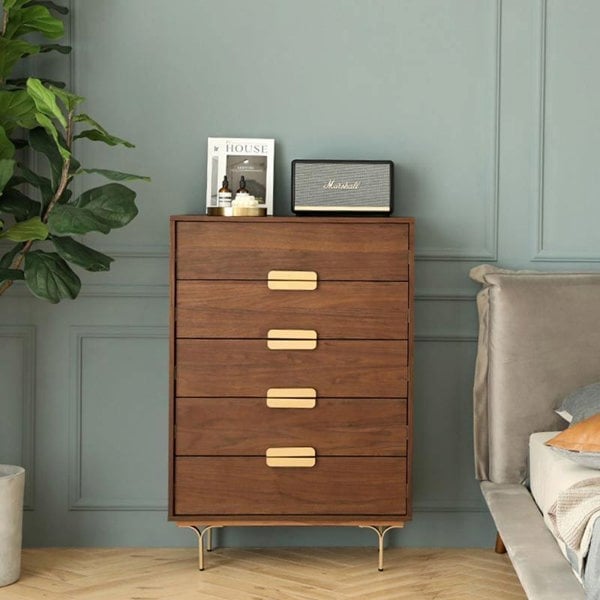 Hedra Chests Of Drawers, Walnut-Weilai Concept-Walnut-Weilai Concept
