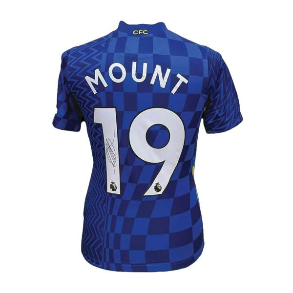 Unbranded Mason Mount signed Chelsea 2021/22 shirt — Framed