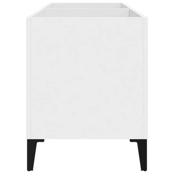 Berkfield Record Cabinet White 74.5x38x48 cm Engineered Wood