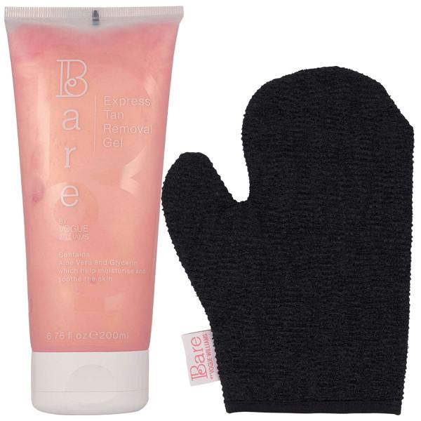 Bare by Vogue  Duo: Body Express Tan Removal Gel 200ml & Exfoliating Mitt