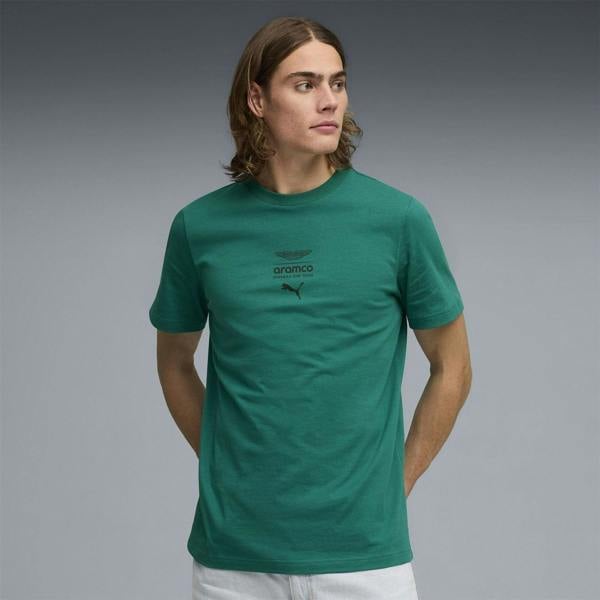 Puma Mens Motorsport Aston Martin F1 Logo T-Shirt - Green - 