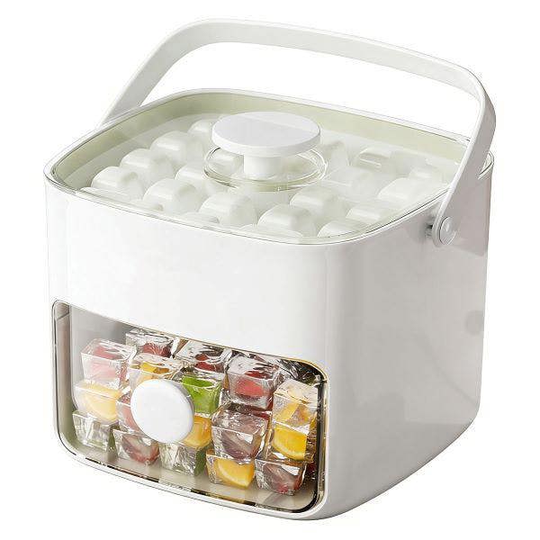 Leaper Large capacity ice cube tray with one touch release