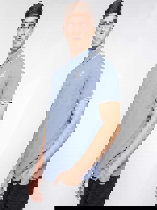 Duck and Cover Sameer Polo Blue