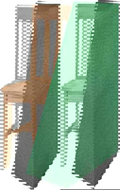 KAV Garden Chair Cover for Garden, Patio, Outdoor - Breathable, Waterproof and UV Resistant - Green (64x64x120cm)