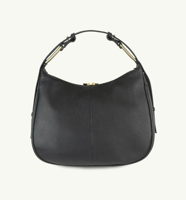 Apatchy London The Charlie Black Leather Bag