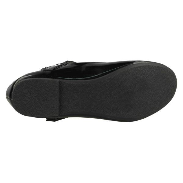 Spot On Girls Spot On Diamante Bar Strap Ballerinas H2485