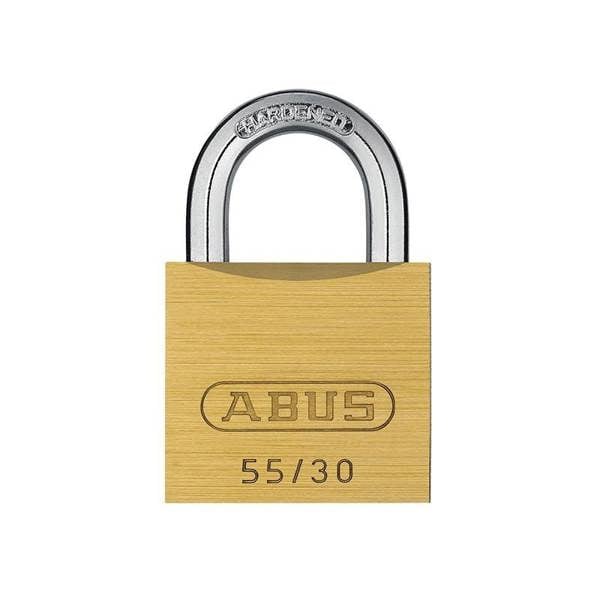 Abus Mechanical 55 Series Brass Padlock - Multi Colour - 