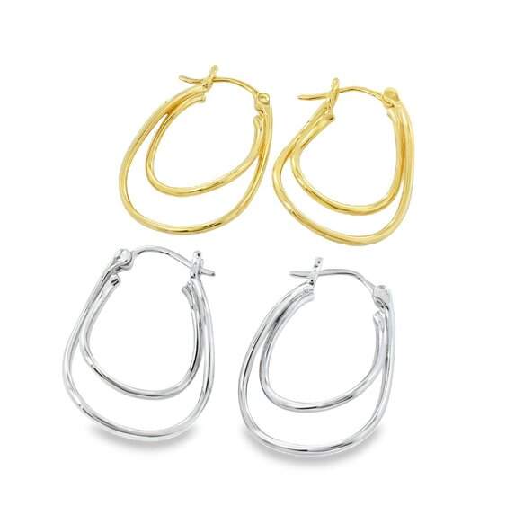 Reeves & Reeves Double Hoop Earrings