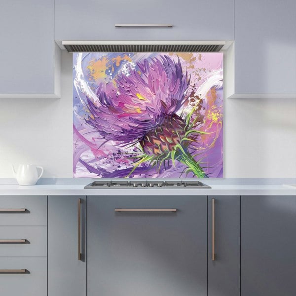 Warren Reed - Designer Abstract Thistle Explosion Kitchen Splashback