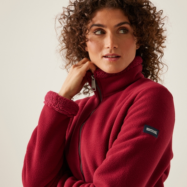 Regatta Women's Brandall Heavyweight Fleece Jacket - Rumba Red