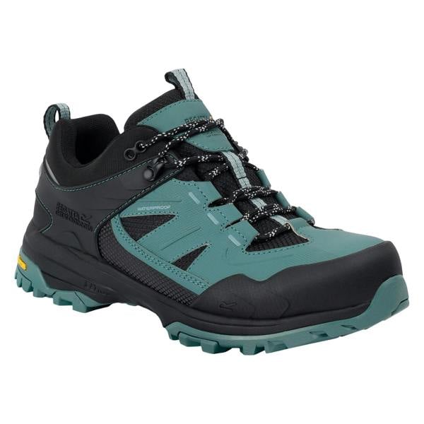 Regatta Womens/Ladies Regen Low Walking Shoes - Spruce Green/Black