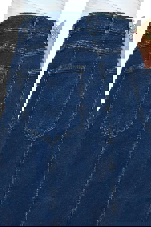 Paulo Due Women's Panelled Denim A Line Skirt