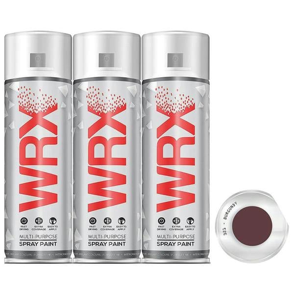 WRX 3X WRX Flat Burgundy Spray Paint 400ml