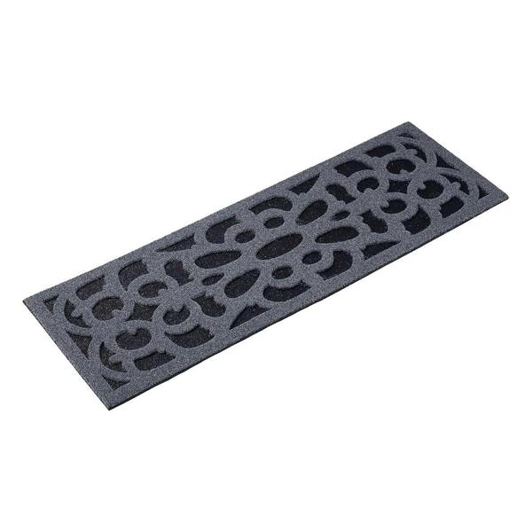 Nicoman Victorian Style Eco-Friendly Rubber Step Mat - Grey