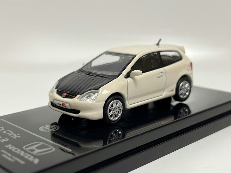 Paragon Honda Civic 2001 Type R EP3 White LHD 1:64 Scale Paragon 55347