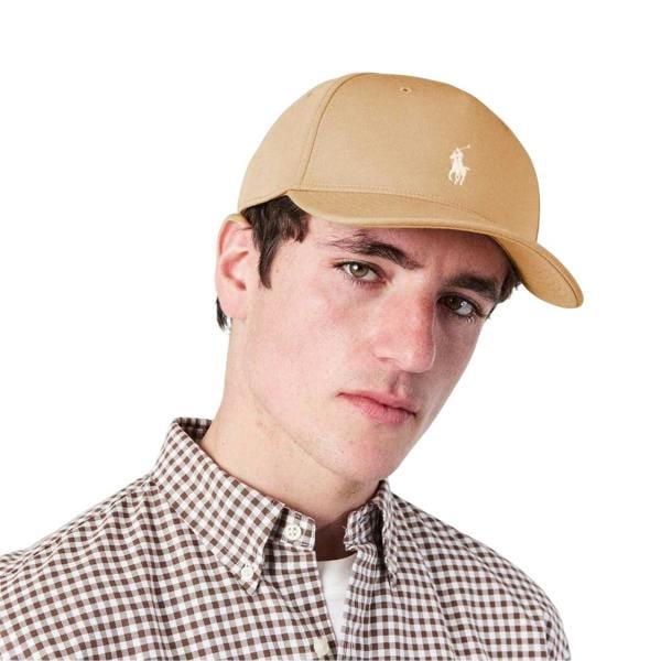 Ralph Lauren Mens Polo Summer Baseball Cap - Vintage Khaki - 