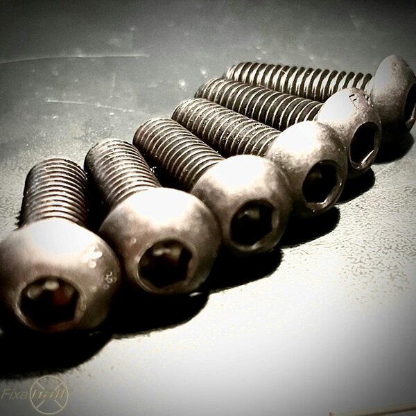 Fixaball UNC 3/8" Socket Screw Button High Tensile 10.9 Self-Colour