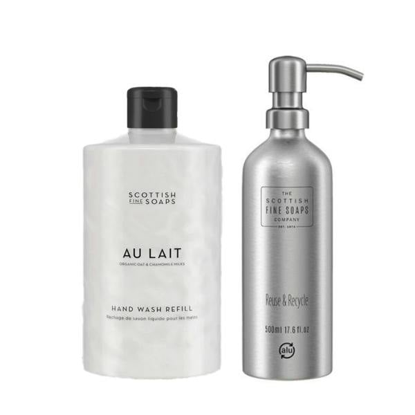Scottish Fine Soaps Au Lait Hand Wash Bottle Duo