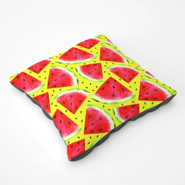 Warren Reed Watermelon Pattern Floor Cushion