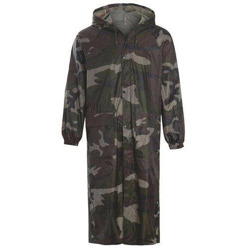 Long Plain Waterproof Rain Coat