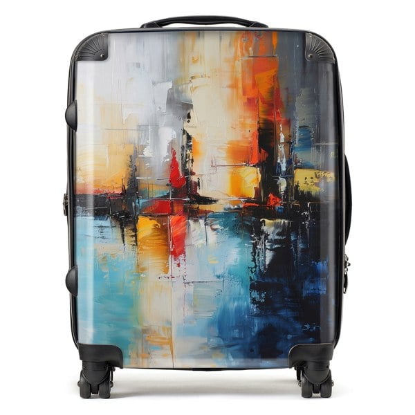 Warren Reed Reflective Splendour: City In Abstract Suitcase