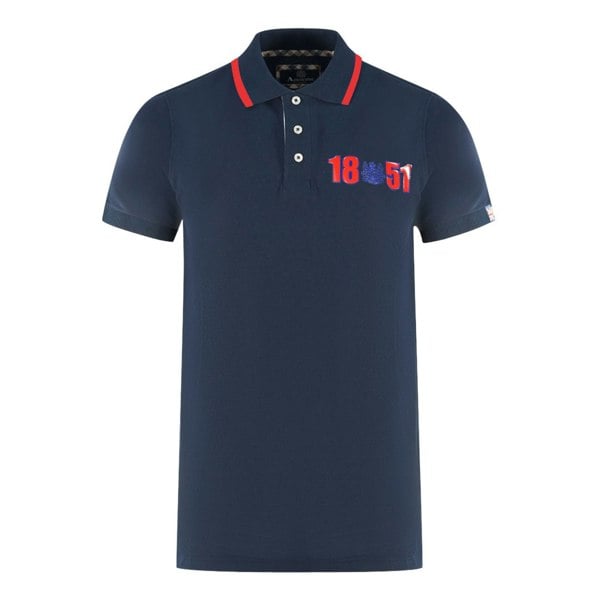 Aquascutum London 1851 Polo Shirt - Navy Blue