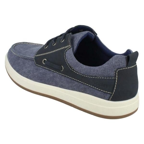 Hush Puppies Mens Hush Puppies Canvas Boat Shoes Aiden