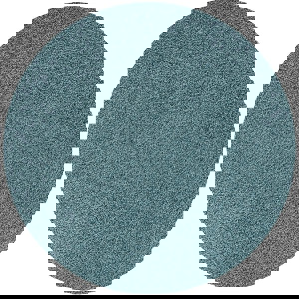 Shaggy duck egg blue rug high quality, thick pile 30 mm, easy to clean.