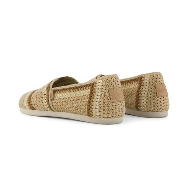 Toms ALPARGATA CLASSIC Espadrille Shoes   in  Light Brown