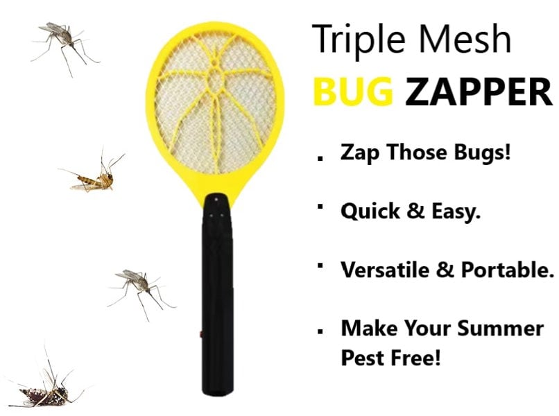 Generise Electric Bug Zapper (Yellow with Black Handle)