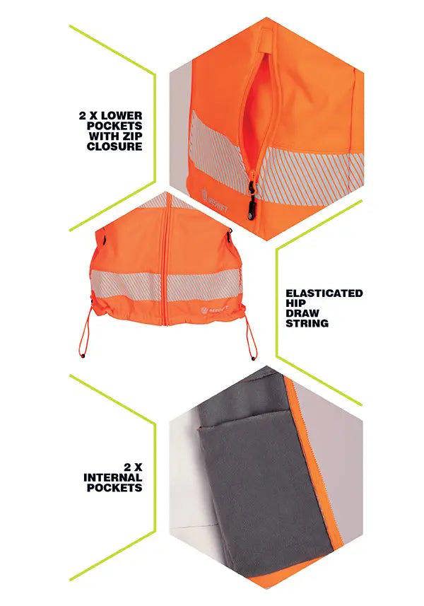 Deltic Hi-Vis Softshell Bodywarmer - Hi-Vis Trousers
