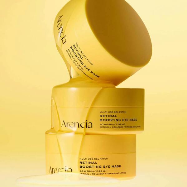 Arencia Retinal Boosting Eye Mask jar - Advanced age-defying eye patches - Atelier De Glow UK