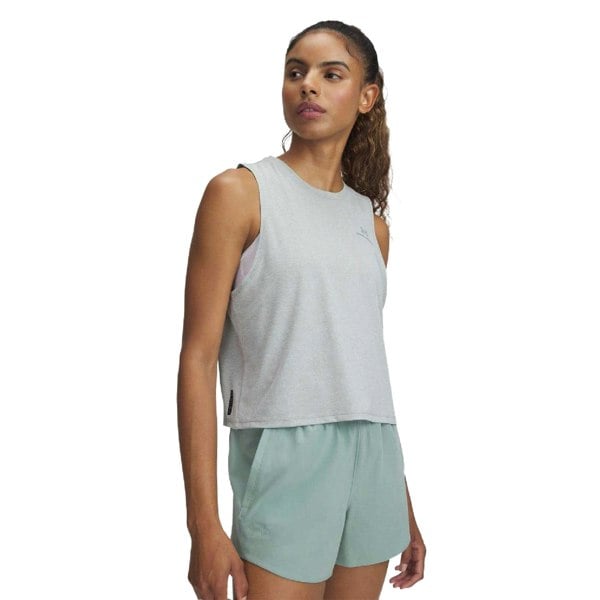 Under Armour Womens Vanish Energy Cropped Tank Top - Green