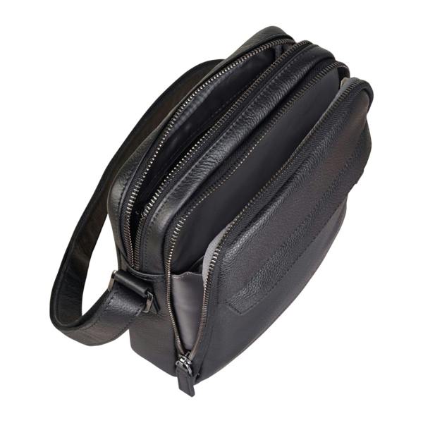 Infinity Leather Genuine Leather Vintage Messenger Crossbody Travel Bag - Hawthrone