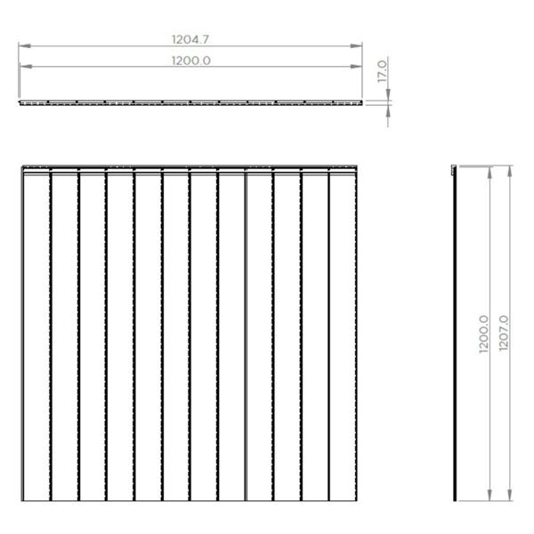 Snowdon Timber Primed MDF T&G Wall Panel Kit (T) 9mm (W) 100mm (L) 1200mm