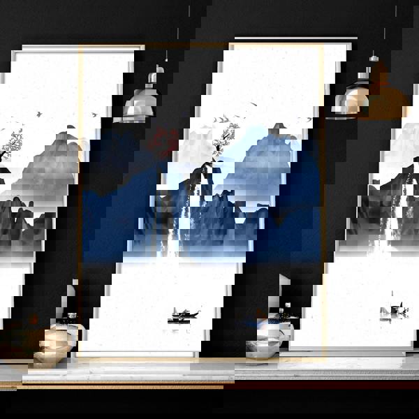 Japanese wall art | set of 3 framed wall art